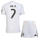 Günstige Fußballtrikots Real Madrid Vini JR 7 Kinder Heimtrikot 2025-26 Kurzarm